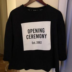 Opening Ceremony Box Logo Cropped sweater size M